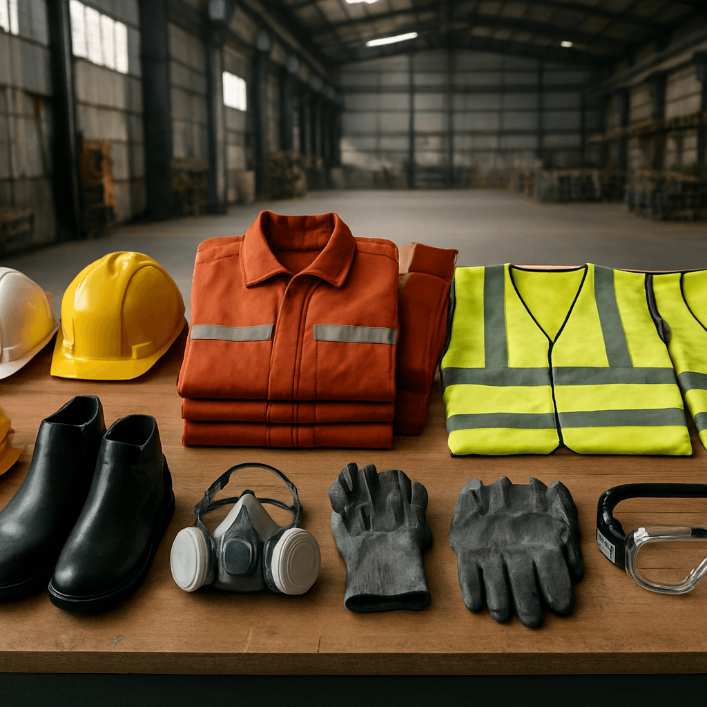 Kits completos de EPP por industria: mineria, petroleo, construccion y metalurgia